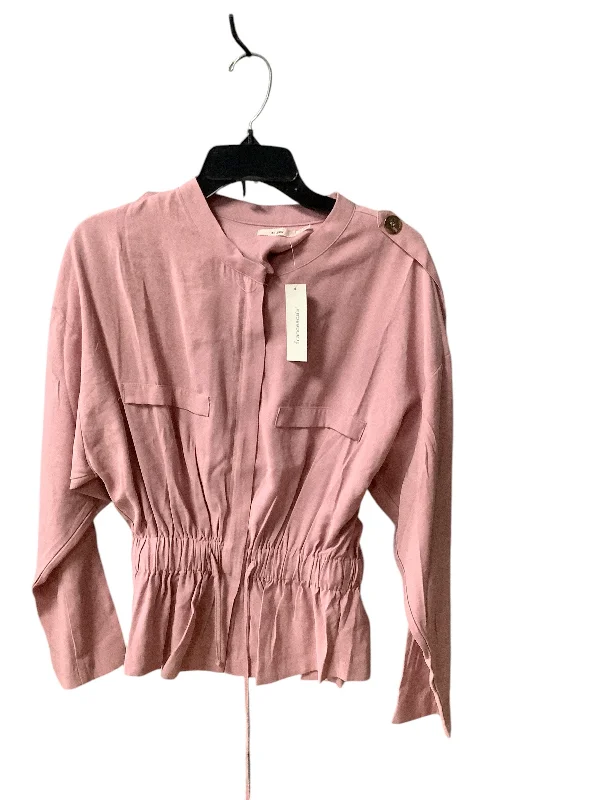 Daily Deals Top Long Sleeve By Mi Ami In Pink, Size: S