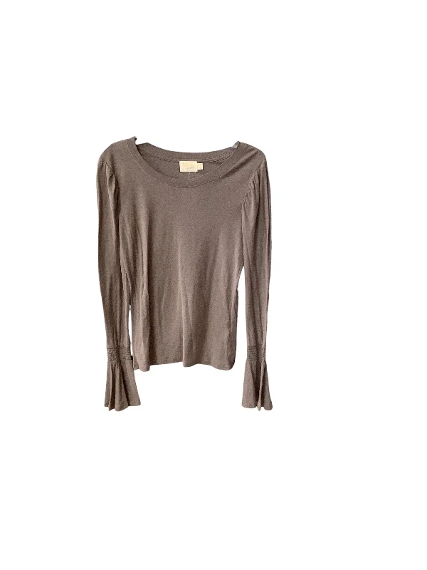 Must-Have Deals Top Long Sleeve By Nation In Taupe, Size: S