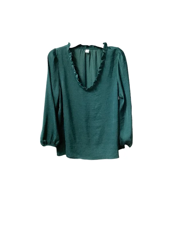 Bonus Savings Top Long Sleeve By Old Navy In Green, Size: M