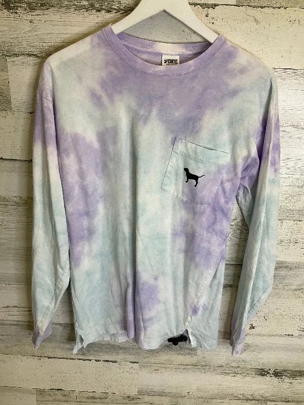 Limited Edition Top Long Sleeve By Pink In Purple, Size: Xs