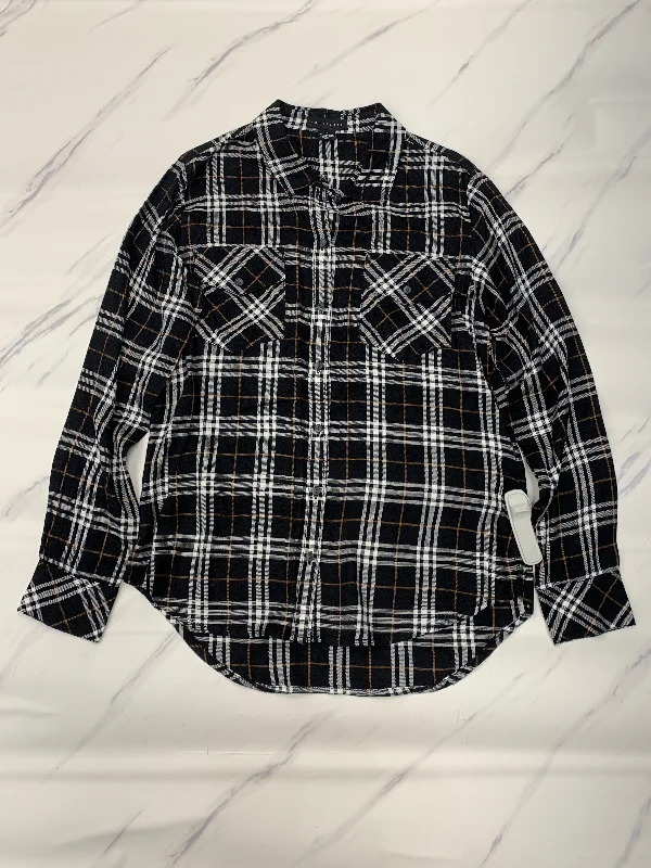 Unmissable Offer Top Long Sleeve By Sanctuary In Plaid Pattern, Size: S