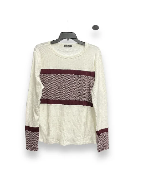 Deal Dash Top Long Sleeve By Staccato In Multi-colored, Size: L