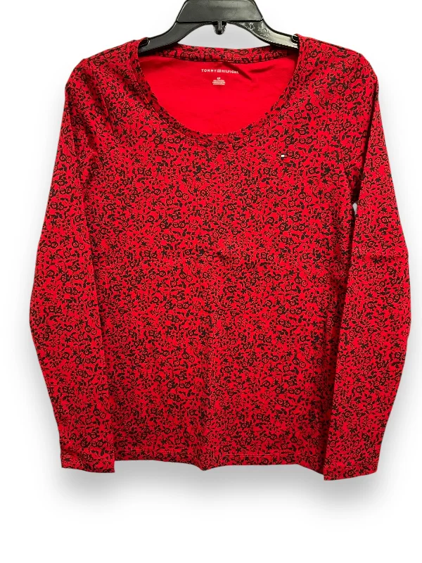 Weekend Special Top Long Sleeve By Tommy Hilfiger In Red, Size: Sp