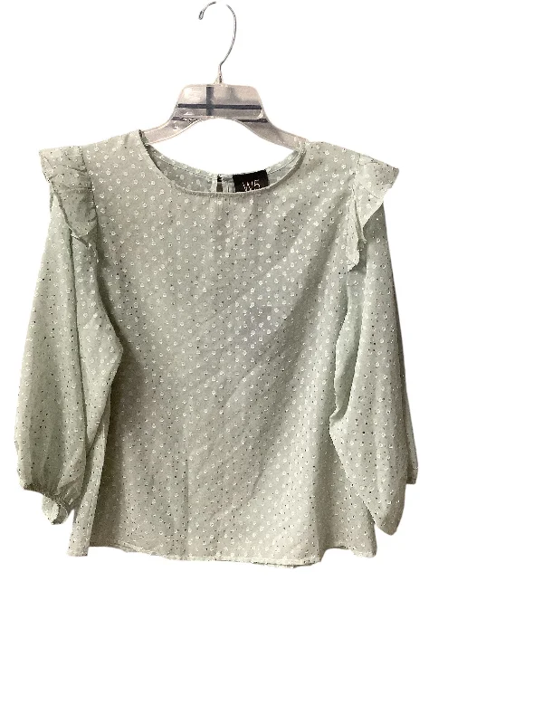 Markdowns Top Long Sleeve By W5 In Green, Size: M
