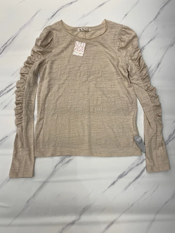New Deals Top Long Sleeve By We The Free In Beige, Size: L