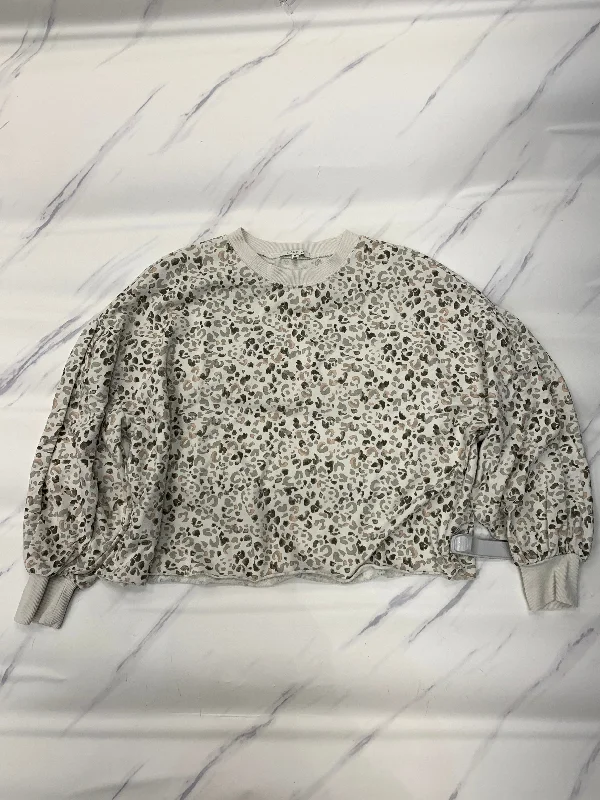 Big Savings Top Long Sleeve By Z Supply In Animal Print, Size: M