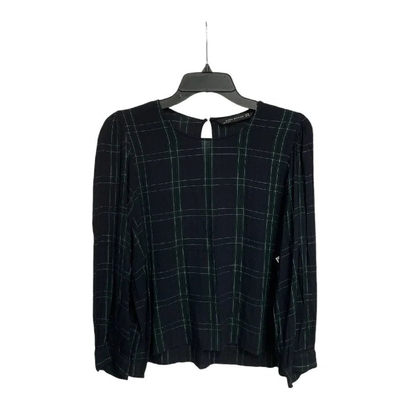 Special Buy Top Long Sleeve By Zara Women In Multi-colored, Size: M