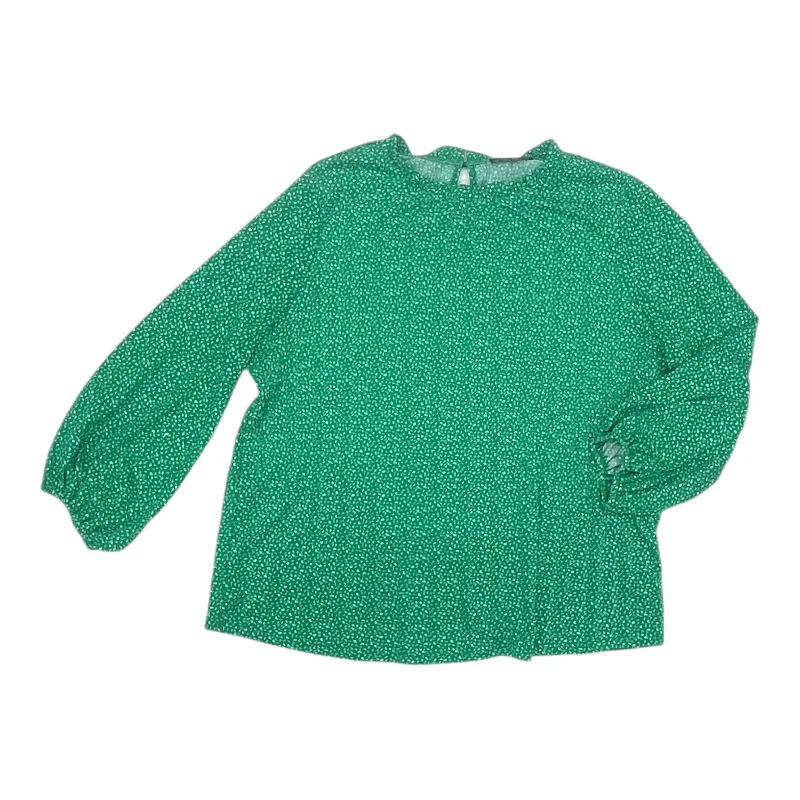 Time-Limited Offer Top Ls By Adrianna Papell In Green, Size:L