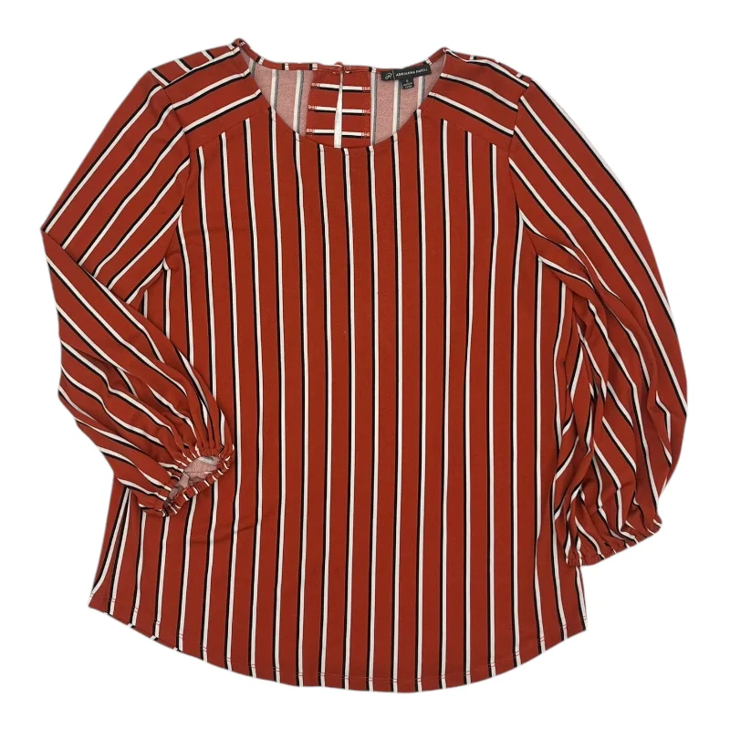 Last Chance Top Ls By Adrianna Papell In Orange, Size:S