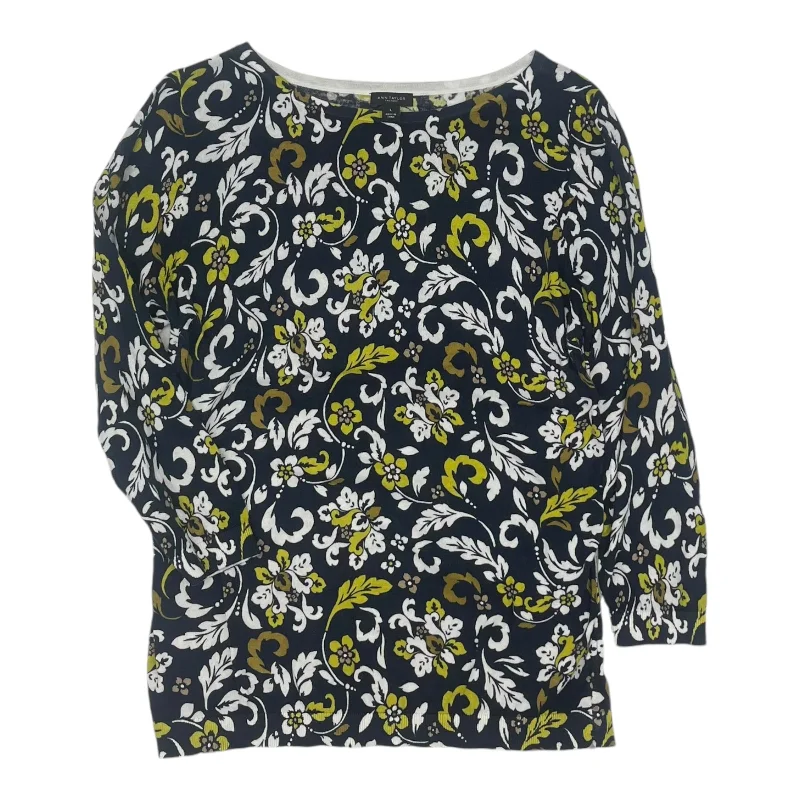 Price Drop Top Ls By Ann Taylor In Blue, Size:L