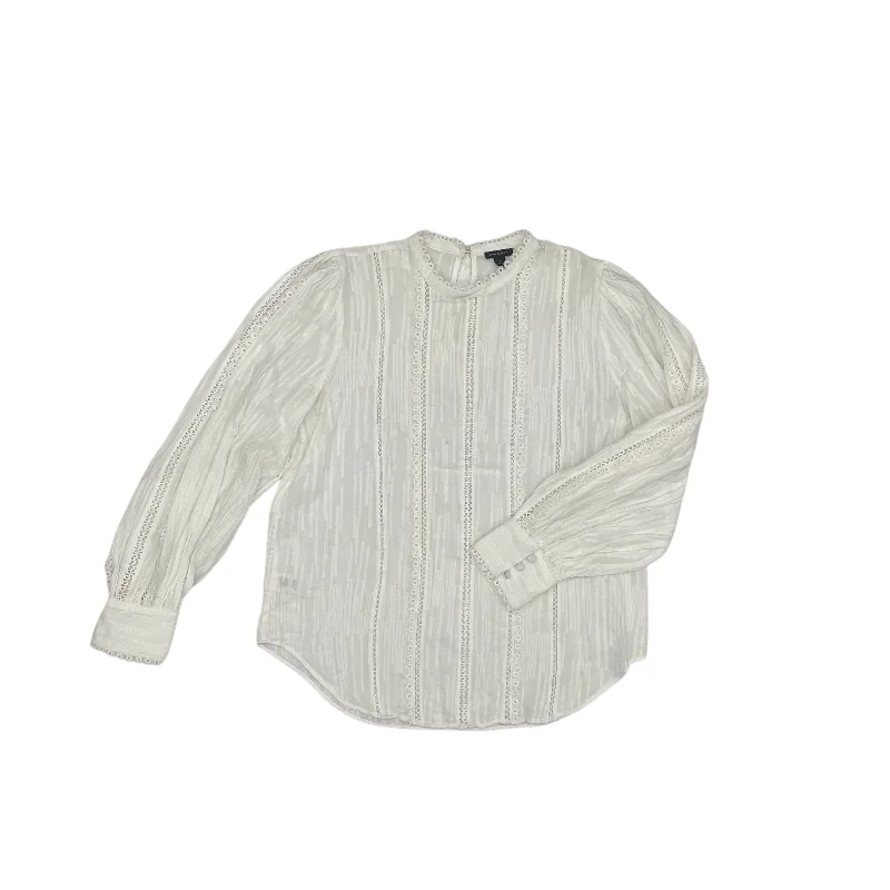 Great Bargains Top Ls By Ann Taylor In White, Size:M