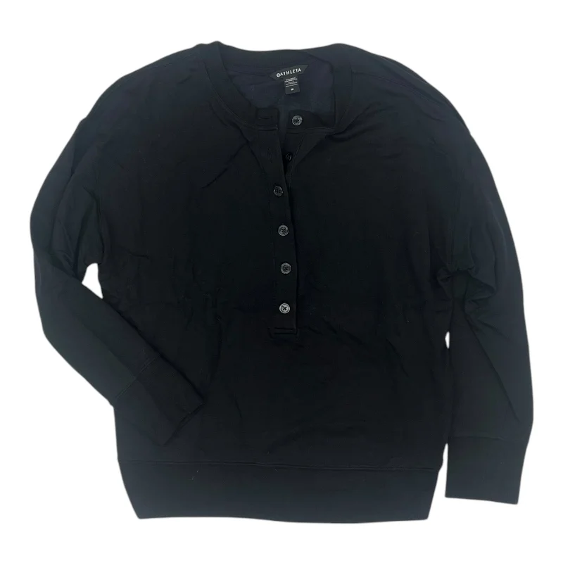 Overstock Top Ls By Athleta In Black, Size:M