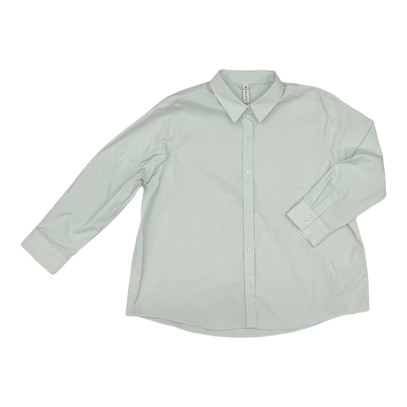 Special Discount Top Ls By Athleta In Green, Size:2X