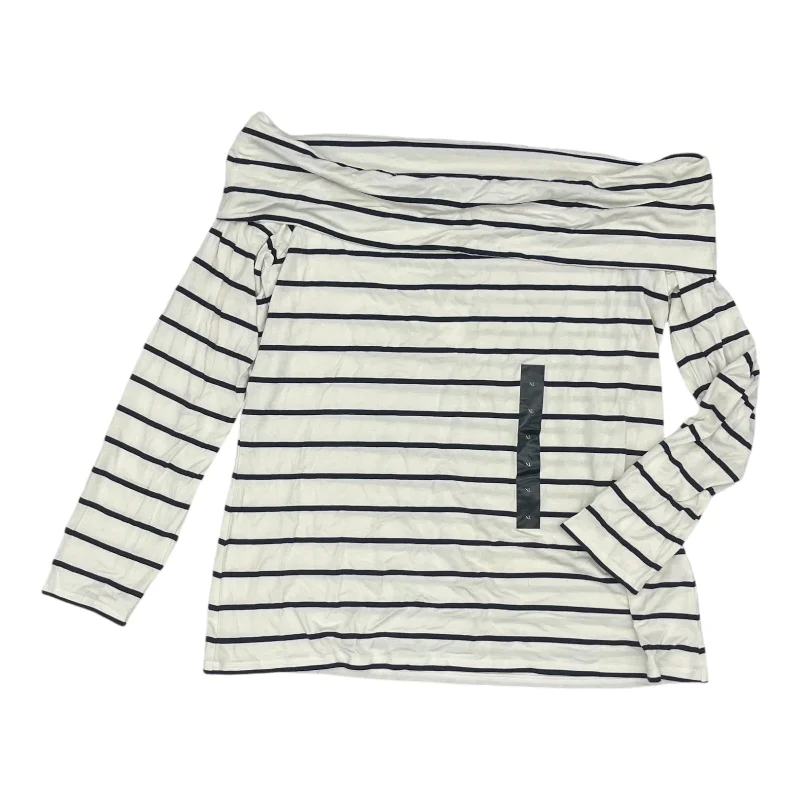 Great Deals Top Ls By Banana Republic In Blue & Cream, Size:Xl