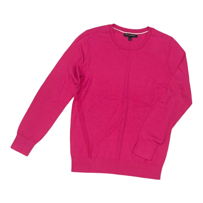 Stock Clearance Top Ls By Banana Republic In Pink, Size:M