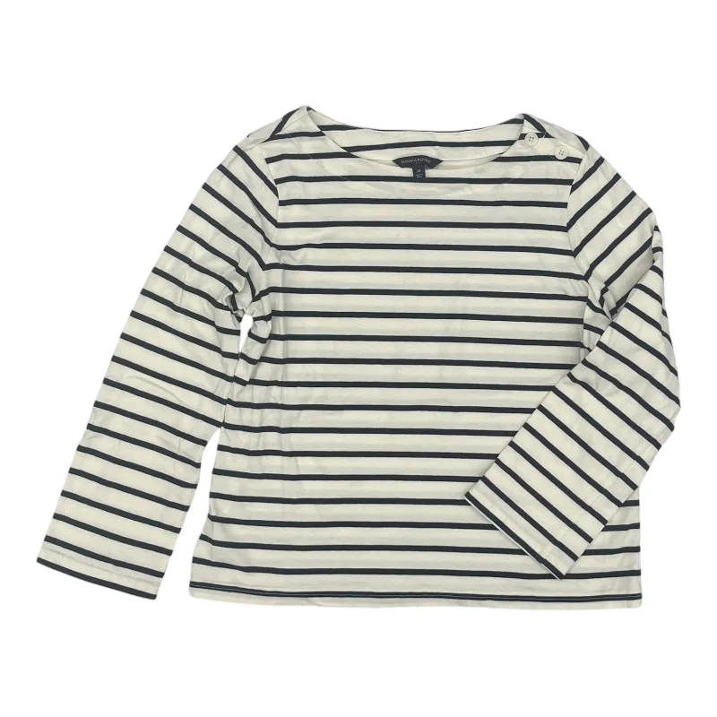 Mega Sale Top Ls By Banana Republic In White, Size:M