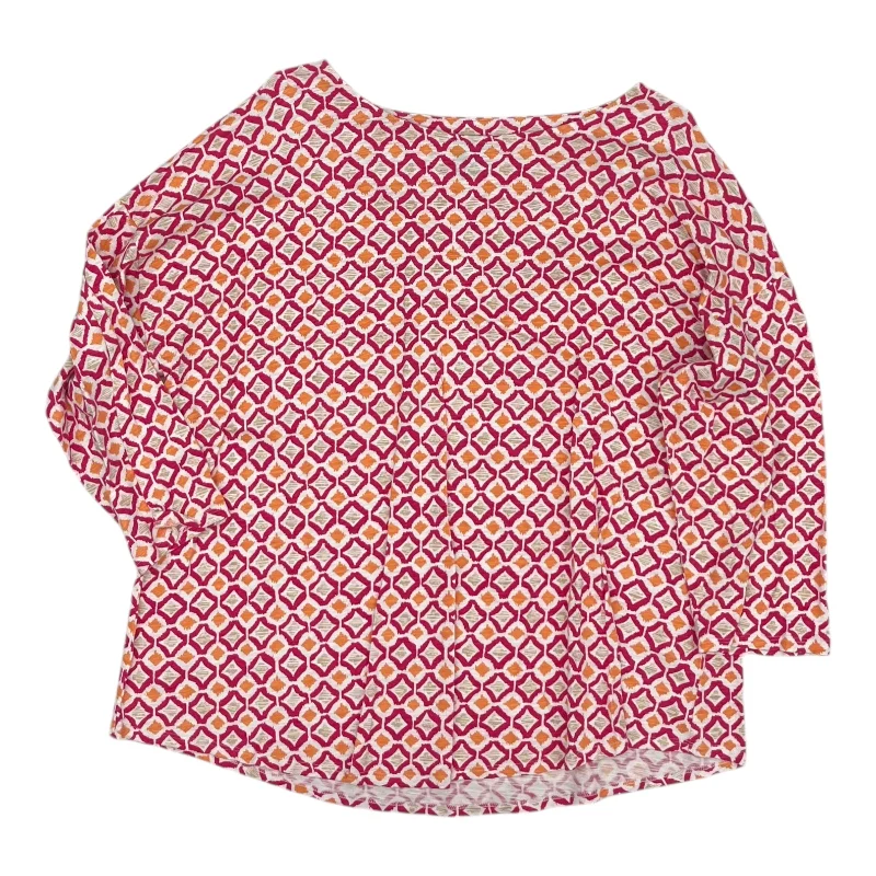 Fantastic Offers Top Ls By Chicos In Pink, Size:Xl