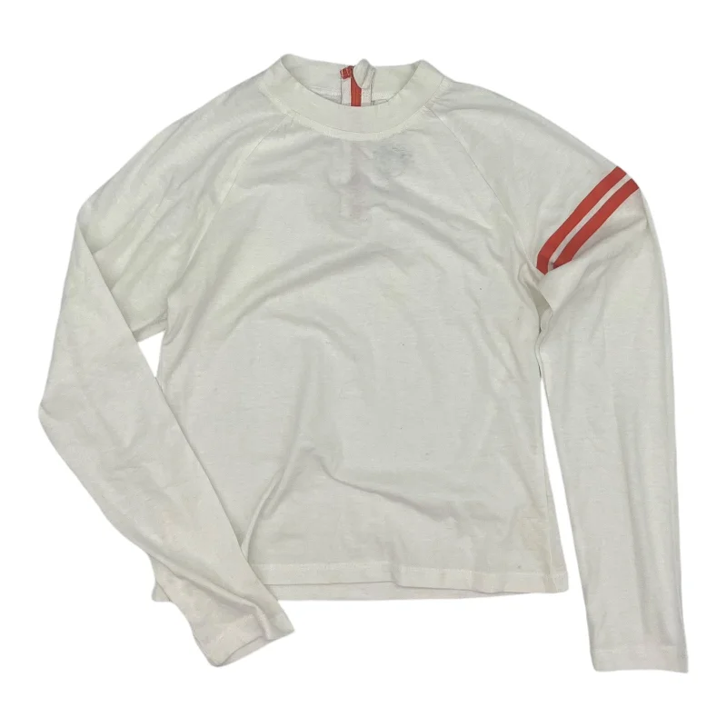 Hot Deal Top Ls By Free People In White, Size:M