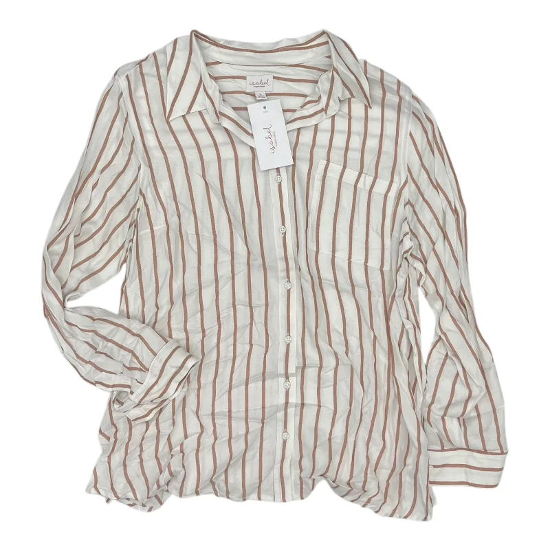 Factory Direct Sale Top Ls By Ingrid & Isabel In White, Size:L