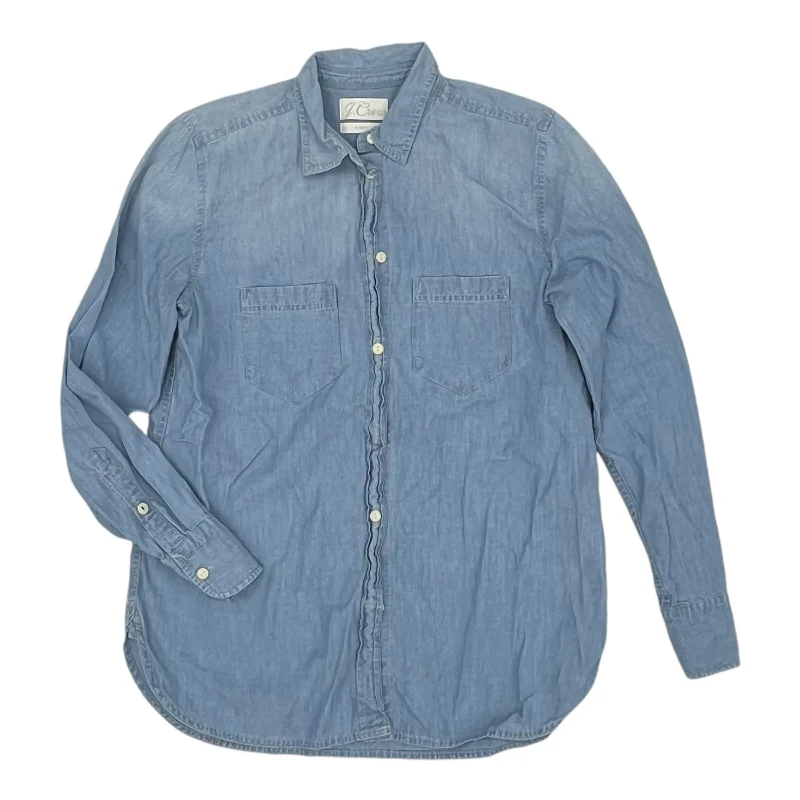 Unbeatable Prices Top Ls By J. Crew In Blue Denim, Size:S