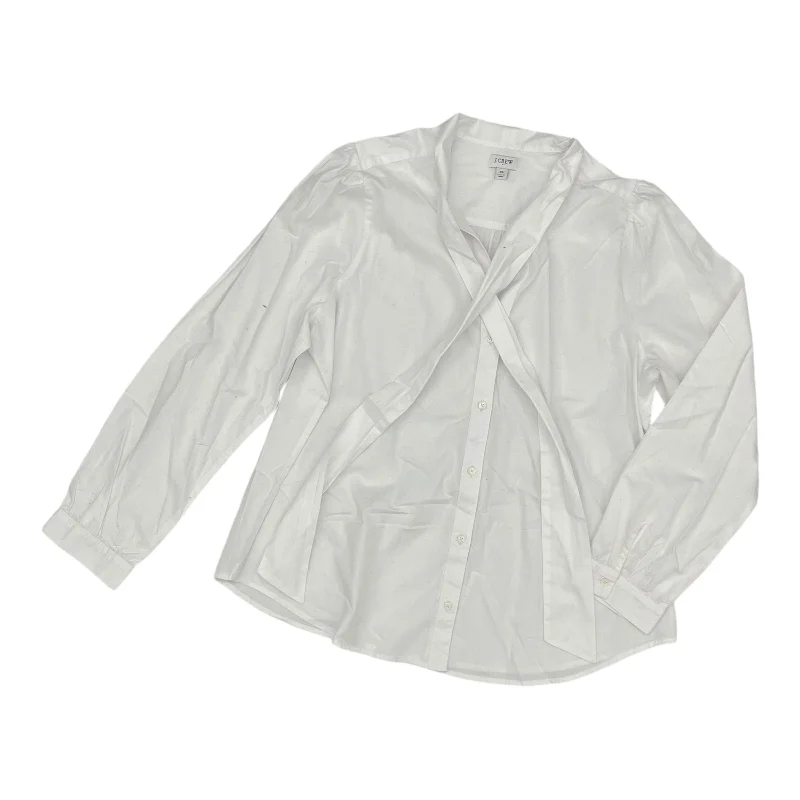 Hurry In Top Ls By J. Crew In White, Size:Xl