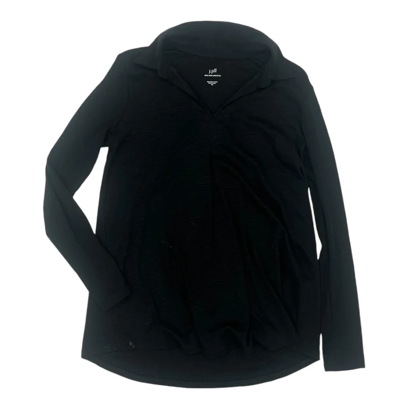 Discount Deals Top Ls By J. Jill In Black, Size:Xs