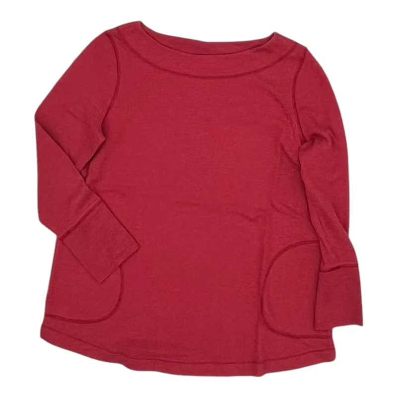 New Markdowns Top Ls By J. Jill In Red, Size:Mp