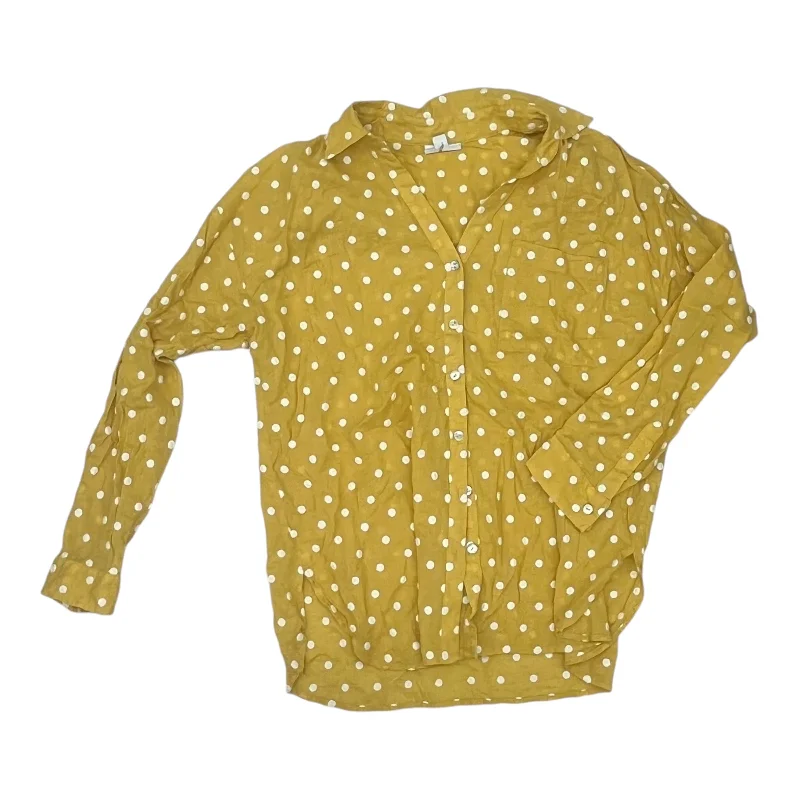 Deal of the Day Top Ls By J. Jill In Yellow, Size:S