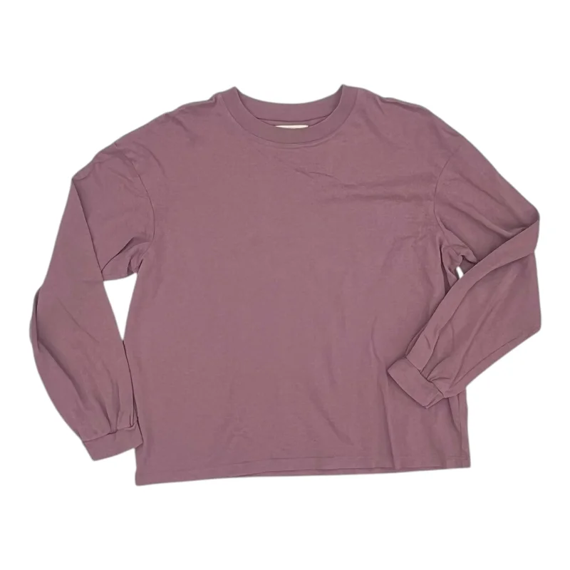 Crazy Savings Top Ls By Madewell In Purple, Size:Xs