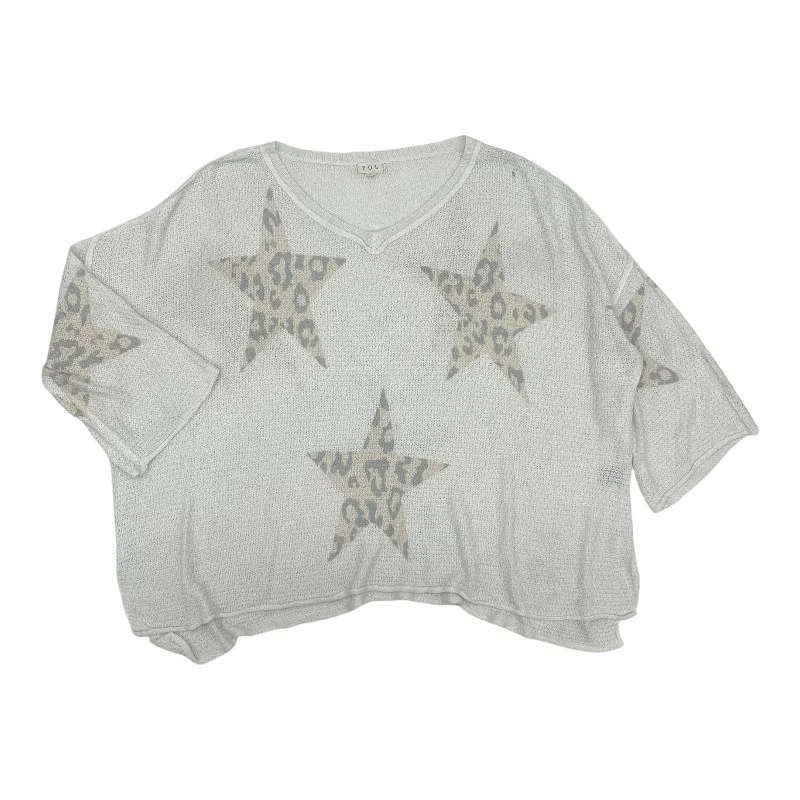 Friends and Family Sale Top Ls By Pol In Cream, Size:L