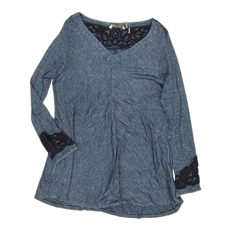 Sale Event Top Ls By Soft Surroundings In Blue, Size:L