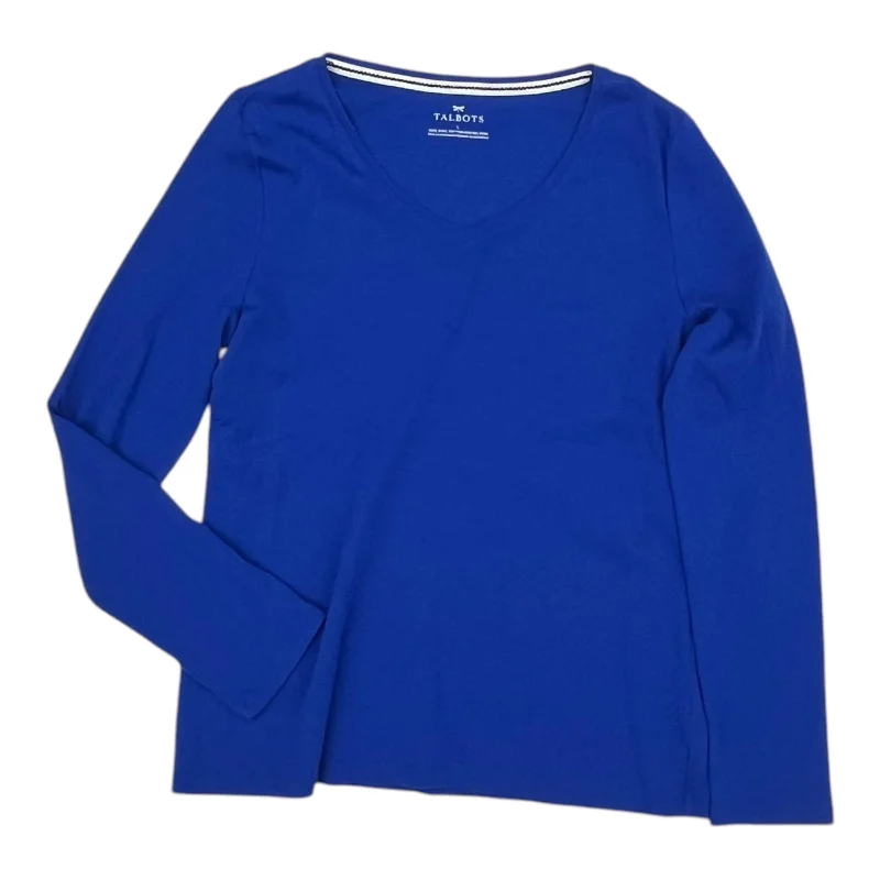 Final Markdown Top Ls By Talbots In Blue, Size:L