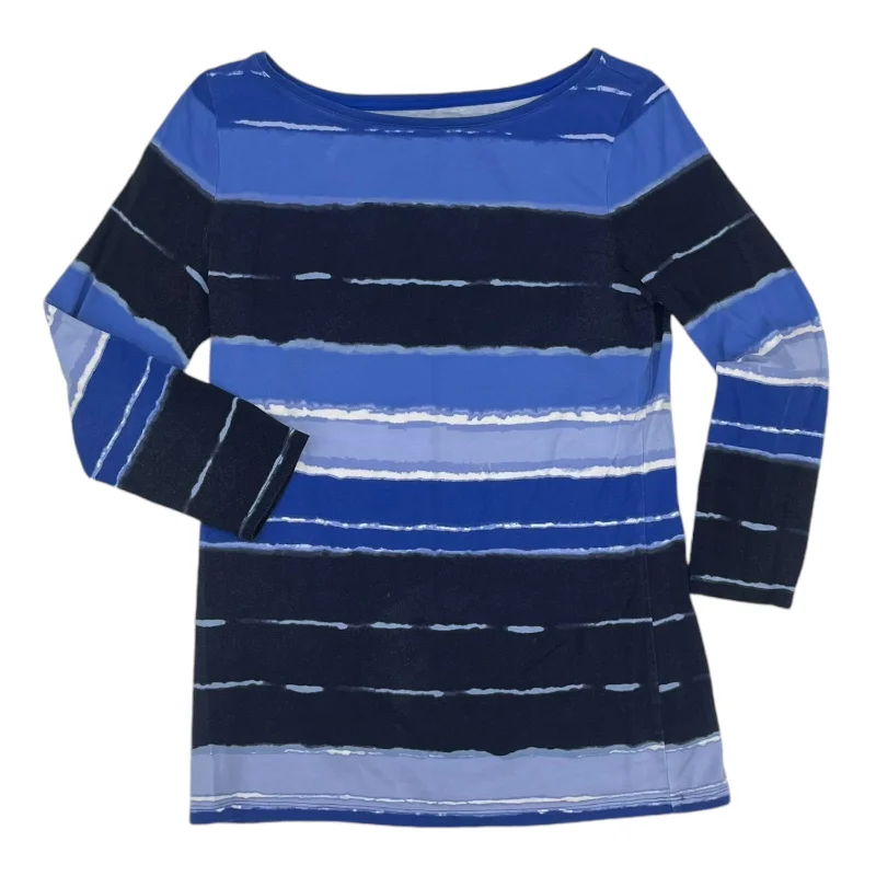 Bonus Savings Top Ls By Talbots In Blue, Size:Xs