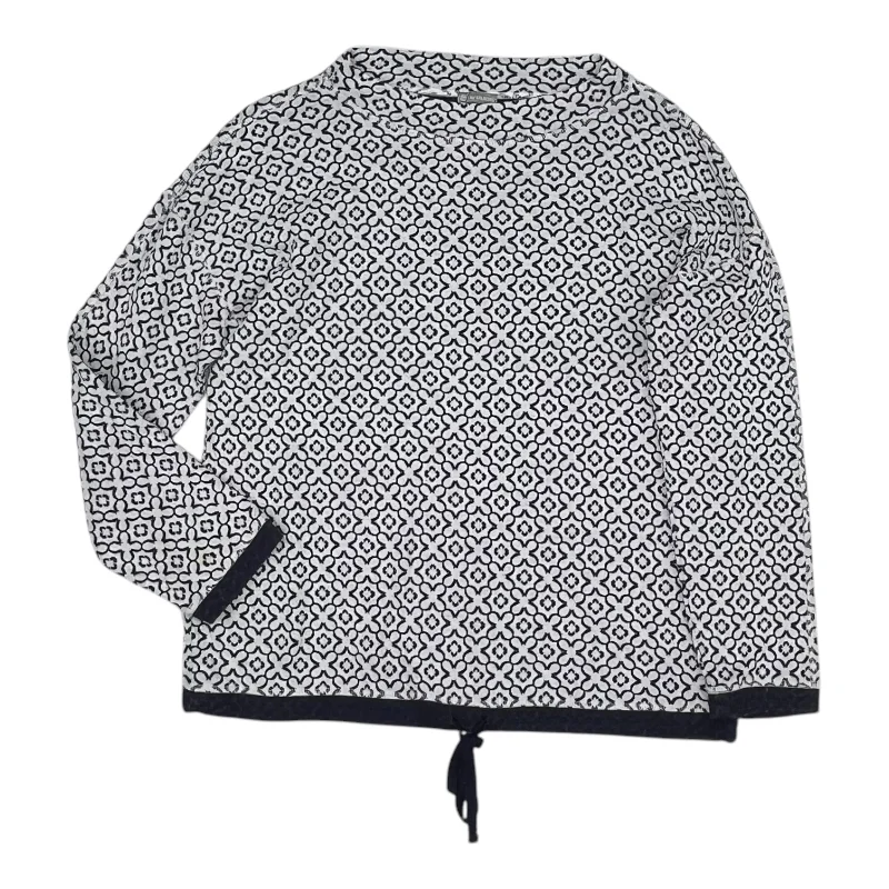 Savings Event Top Ls By Talbots In Blue & White, Size:Lp