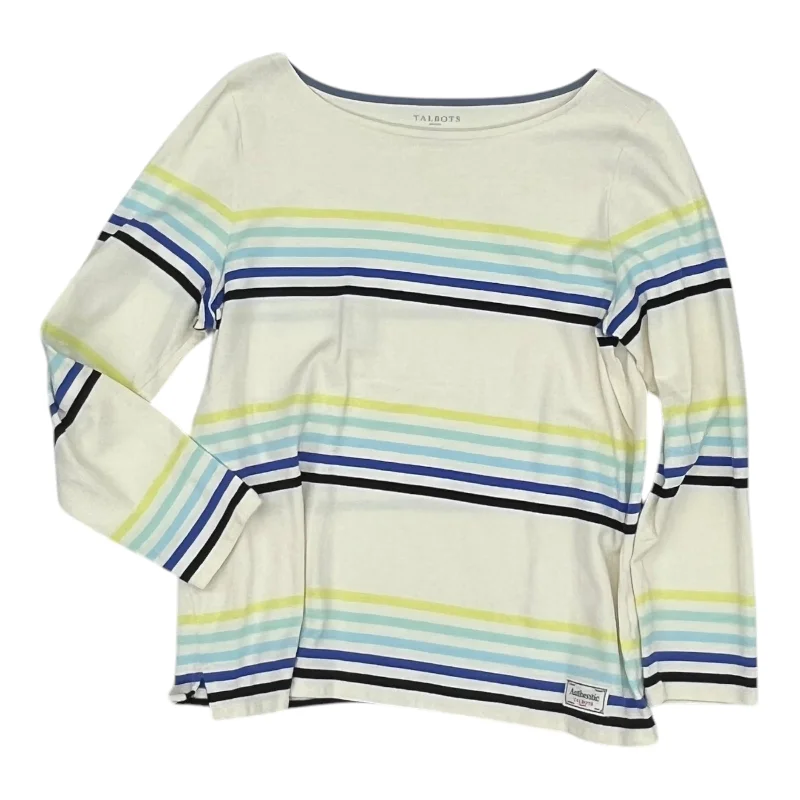 Savings Alert Top Ls By Talbots In Cream, Size:Lp