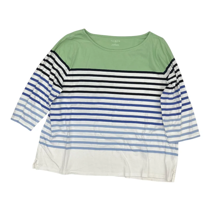 Crazy Deals Top Ls By Talbots In Green, Size:3X