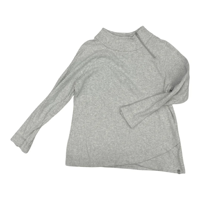 Closeout Top Ls By Talbots In Grey, Size:S