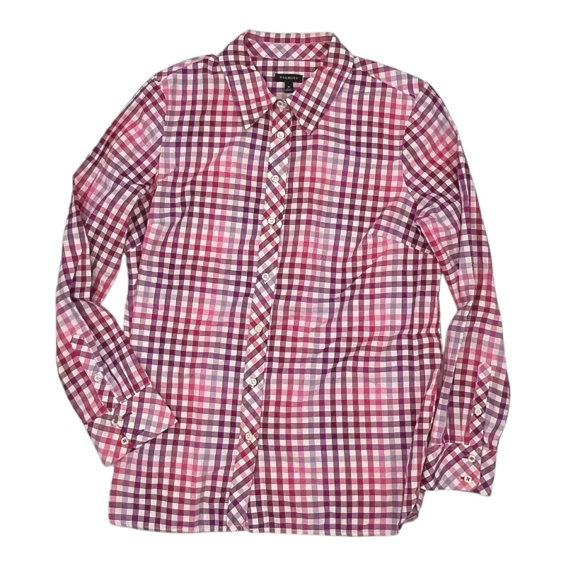 Instant Discount Top Ls By Talbots In Pink & Purple, Size:M