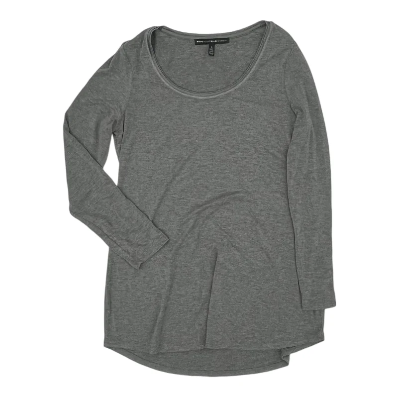 Must-Have Deals Top Ls By White House Black Market In Grey, Size:S