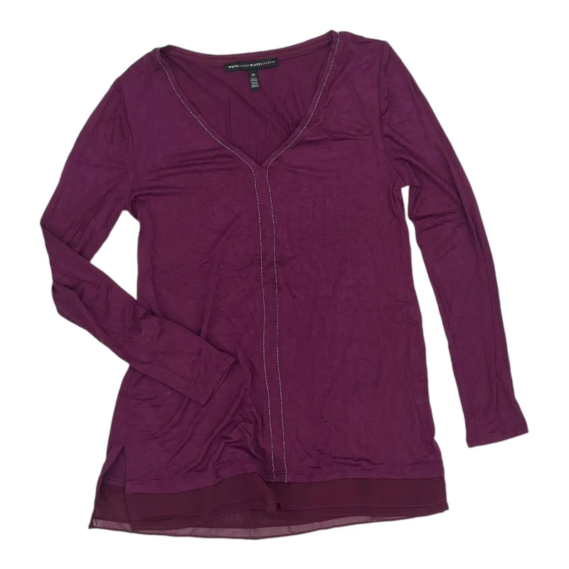 Great Deals Top Ls By White House Black Market In Purple, Size:Xs
