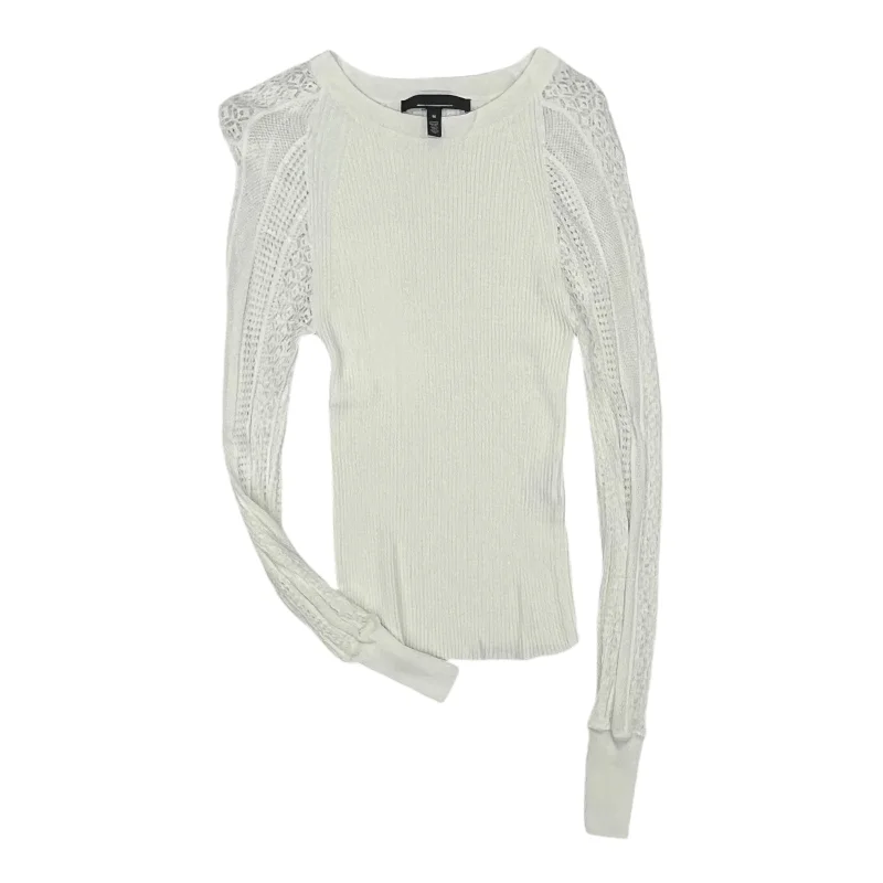 Limited Time Offer Top Ls By White House Black Market In White, Size:M