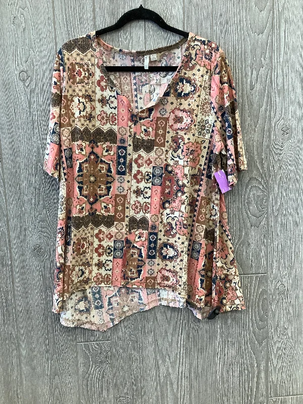 Final Clearance Top Short Sleeve By Cato  Size: Xl