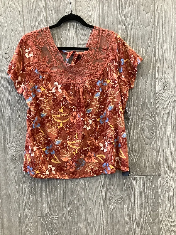 Don't Wait Top Short Sleeve By Cato  Size: Xl