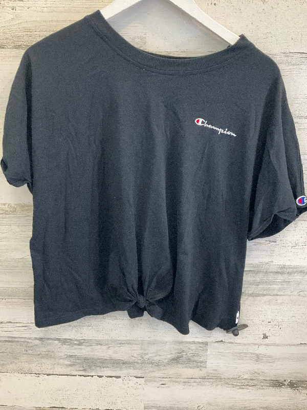 Exclusive Online Offer Top Short Sleeve By Champion In Black, Size: Xl