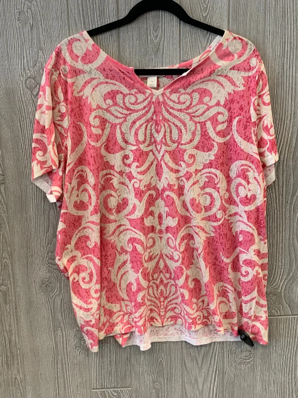 Hot Deal Top Short Sleeve By Cj Banks  Size: 3x
