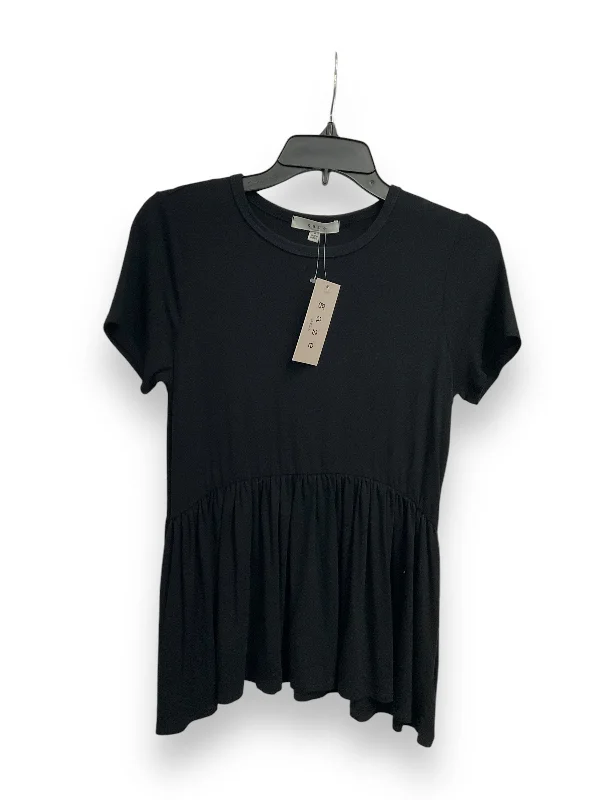 Deal Explosion Top Short Sleeve By Gaze In Black, Size: S