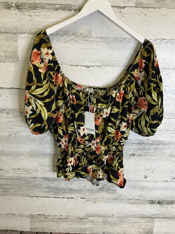 The Best Prices Top Short Sleeve By Kensie In Floral Print, Size: S