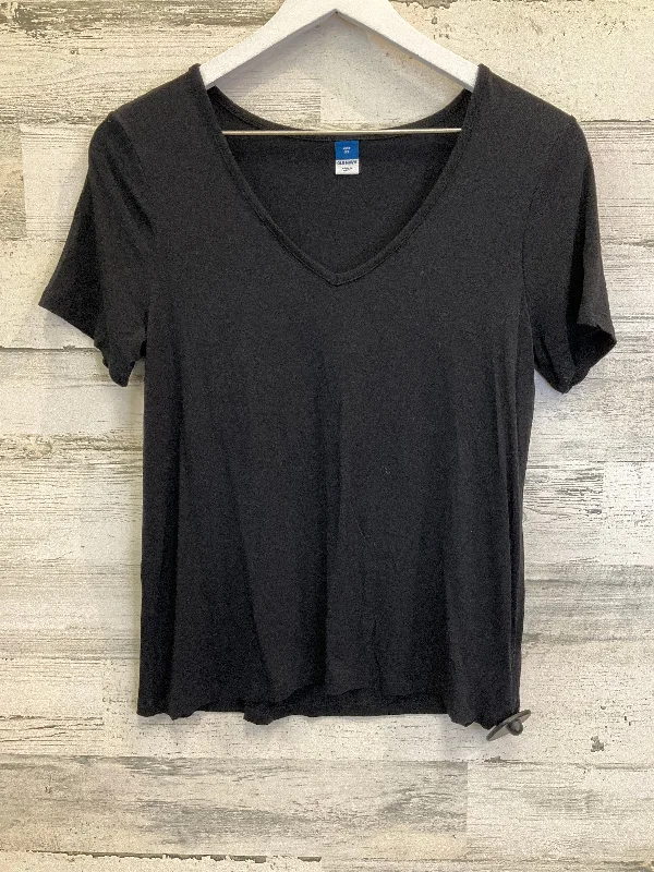 Can't Be Beat Top Short Sleeve By Old Navy In Black, Size: Xs