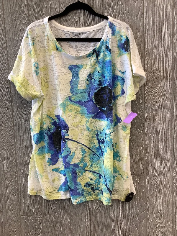 Hot Deal Top Short Sleeve By Relativity  Size: 2x