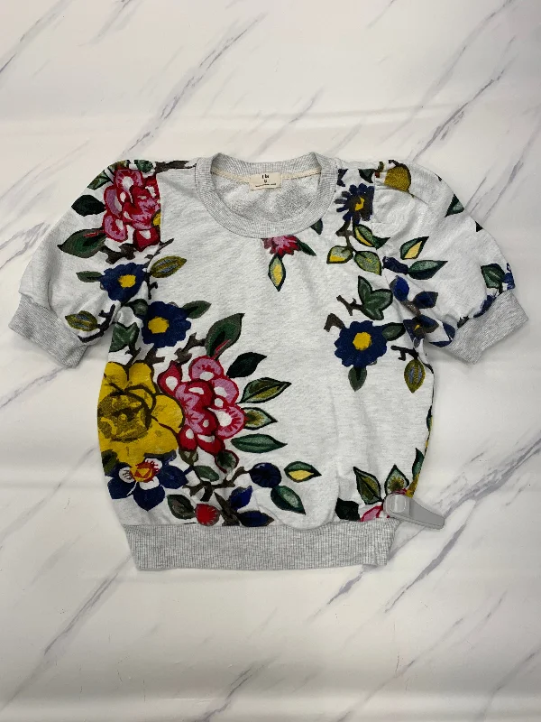 Extra Savings Top Short Sleeve By T.la In Floral Print, Size: Xs